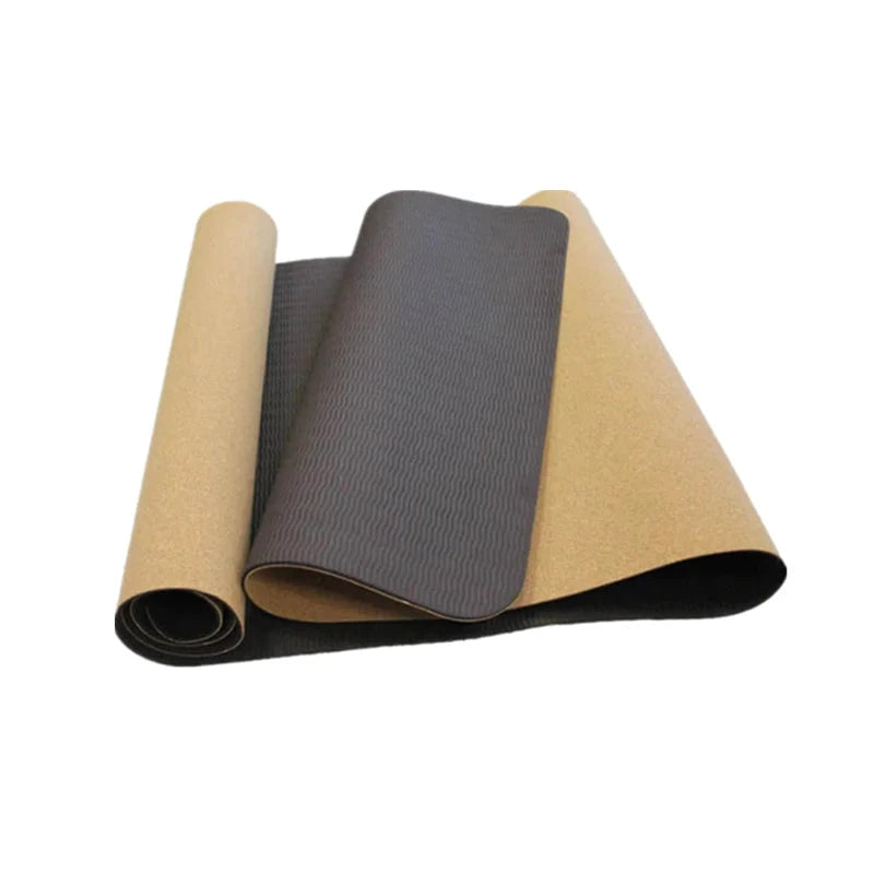 Natural Cork TPE Mat For Fitness