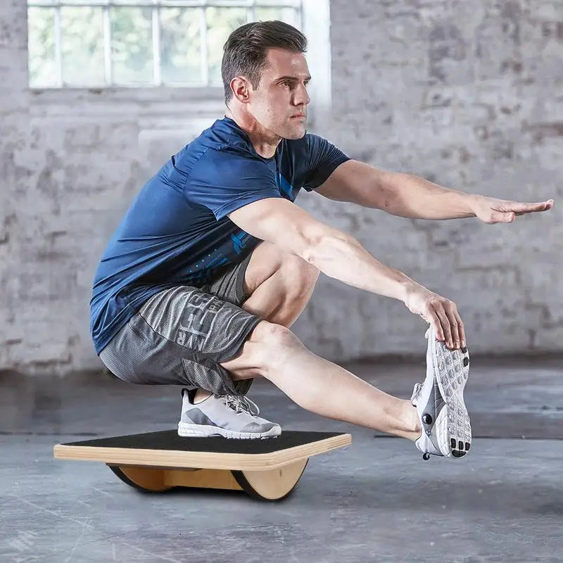 Wooden Yoga Balance Board