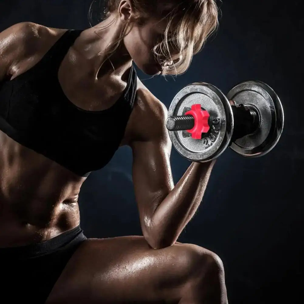 Gym Fitness Solid Steel Dumbbell Rod Bar