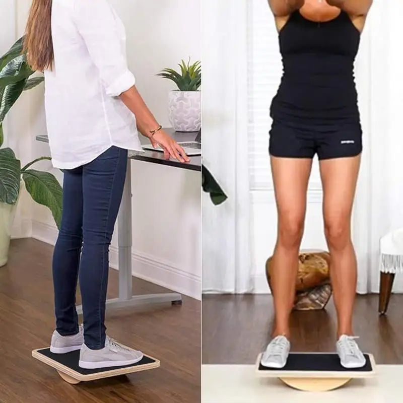 Wooden Yoga Balance Board